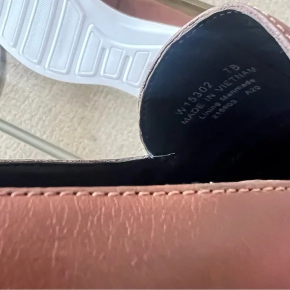 Cole Haan Brown Leather Loafers with Modern Design - Picture 8 of 9